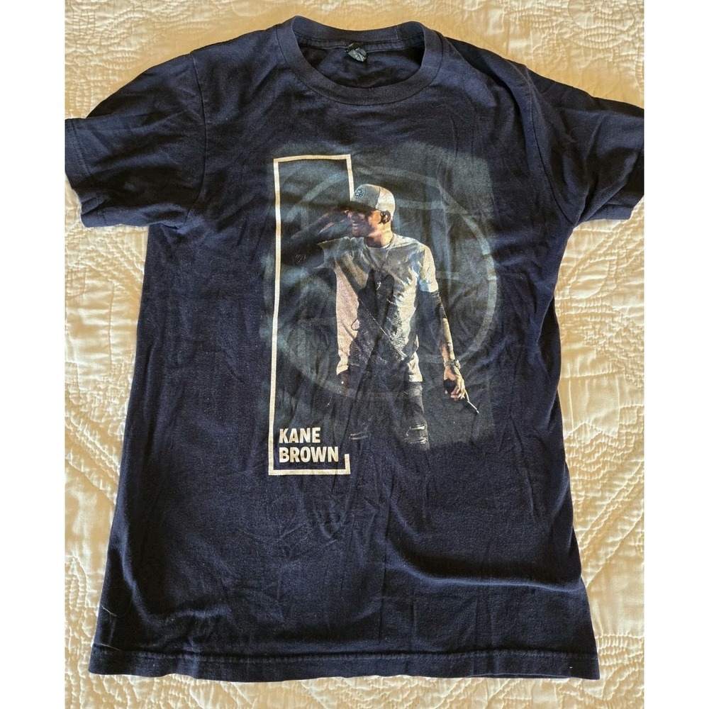 Kane Brown Shirt Short Sleeve Crew Neck Concert Tour Shirt Band Tee Small S